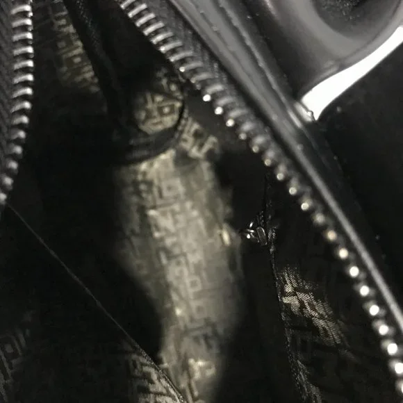 Longchamp Women's White Mini Le Pliage Leather Top Handle Bag Purse Crossbody i - Picture 11 of 11